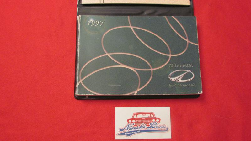 1997 oldsmobile silhouette owners manual w/ case 97