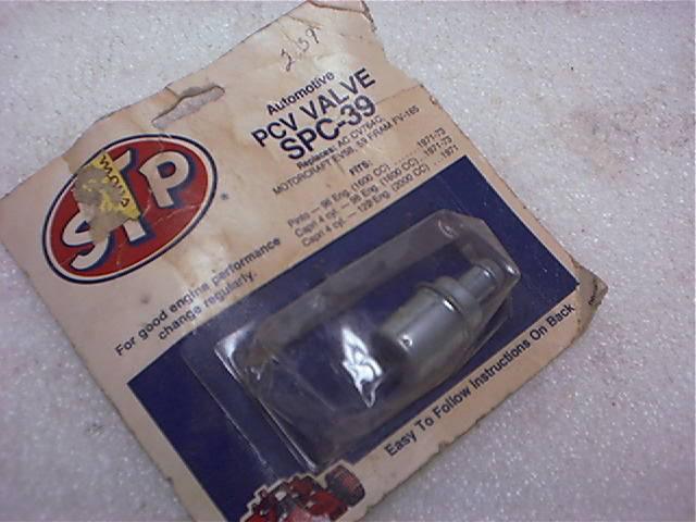 Vintage nos stp spc-39 pcv valve motorcraft ev-58 ev-59 ac cv764c fram fv-165