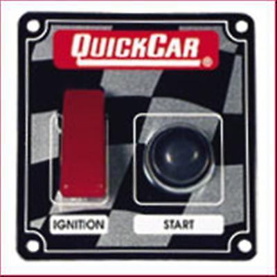 Quickcar ignition panel waterproof aluminum 3.375" width 3.625" height 1-switch
