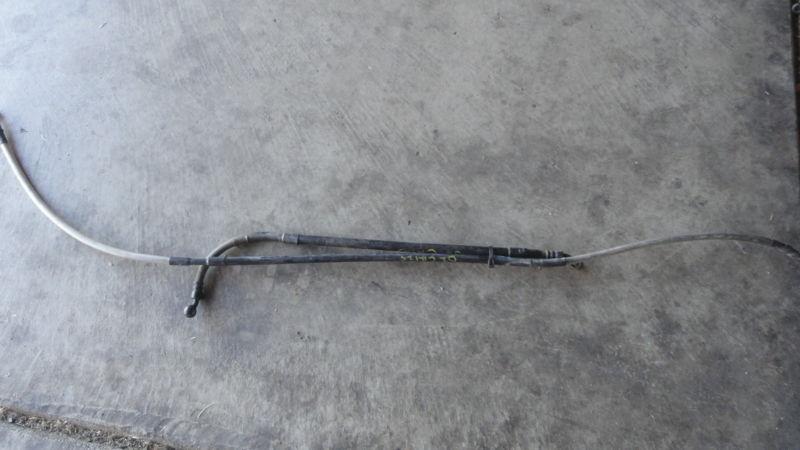 2002 02 cr250r cr250 cr125r cr 125 250 front and rear brake line cable break