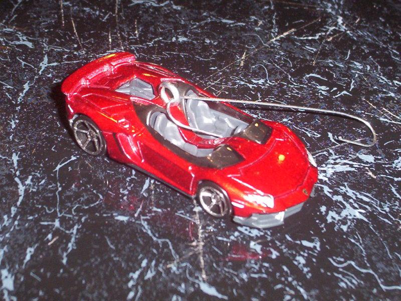 Christmas tree ornament lamborghini aventador j 