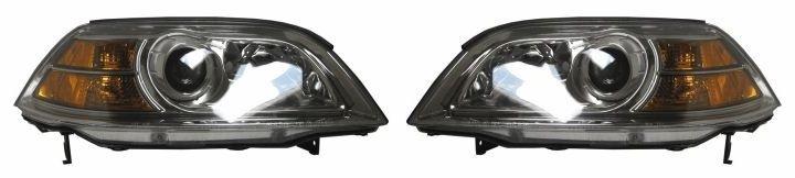 Headlight headlamp assembly pair set both driver passenger side left+right lh+rh