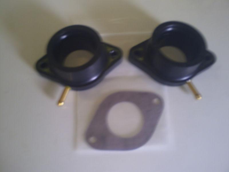 2 new yamaha xs650 80-84 carb holder intake boots