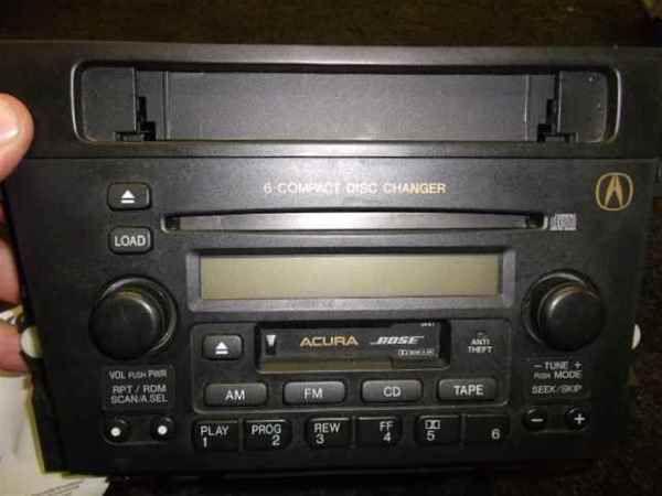 01 02 03 acura cl oem 6 cd radio lkq