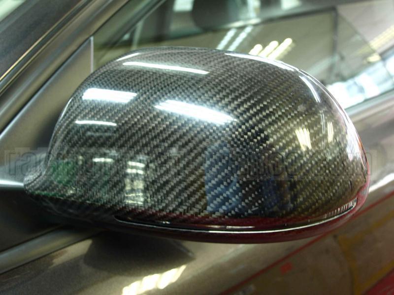 Carbon fiber audi 2008-2010 a4 b8 a3 8p door mirror covers trims