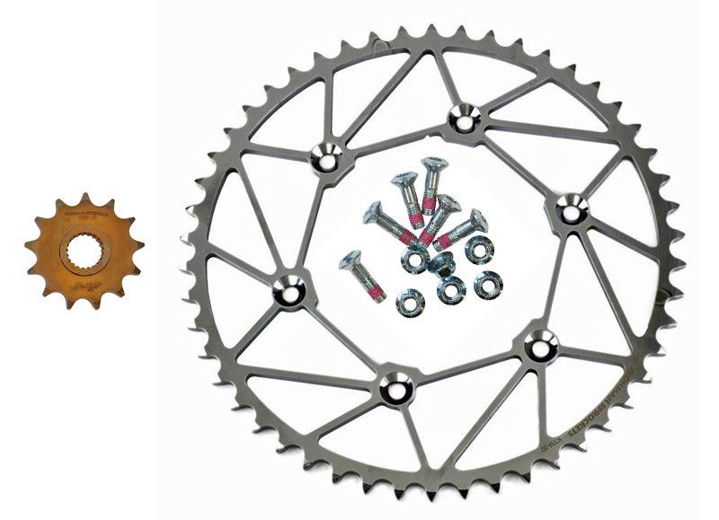 Dirt tricks ironman 14 front & 49 rear sprocket - honda crf 250r/x _cr3-14|cr49