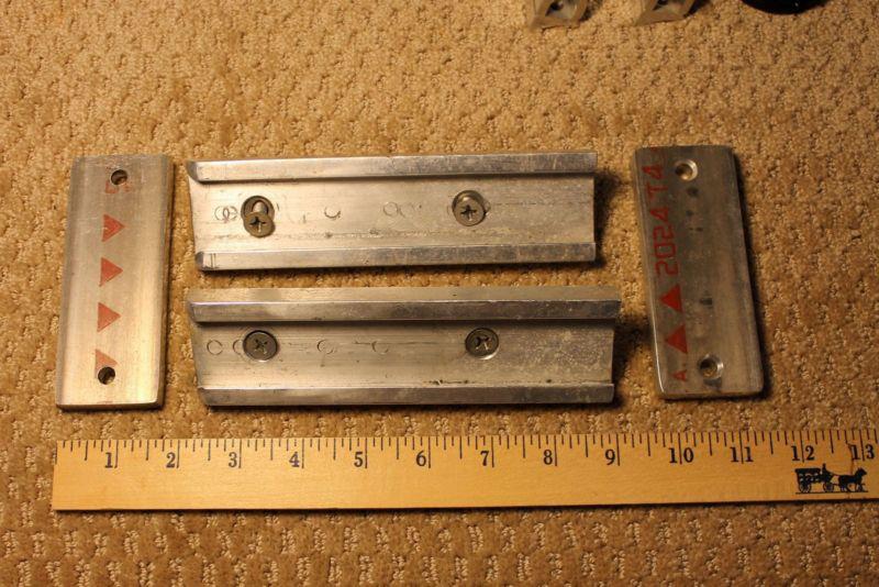 1960's 1970's hearse ambulance stretcher bar cot hook mounts lot 1