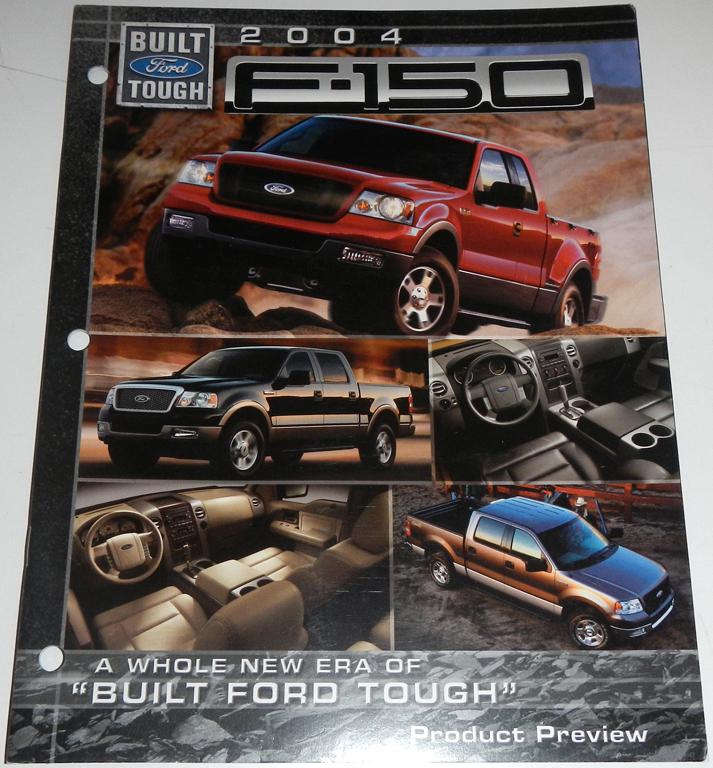 2004 ford f-150 product preview brochure