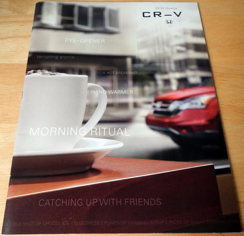 2010 honda cr-v sales brochure