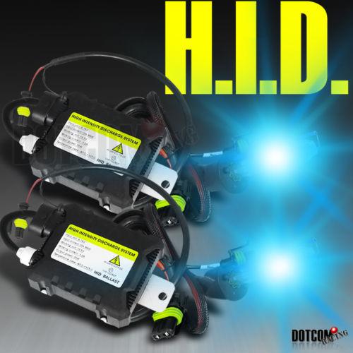 H1 8000k sky blue slim ballast headlights hid conversion kit