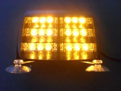 18 amber led 12v car truck flash strobe emergency light  brand new!