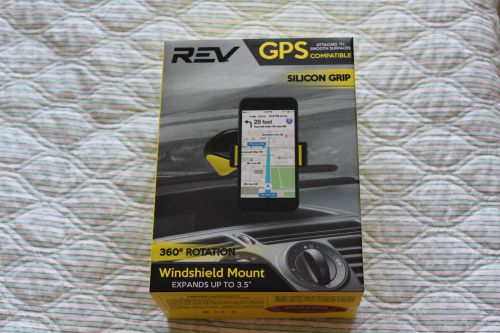Rev silicon grip gps holder, rotates up to 360 degrees.