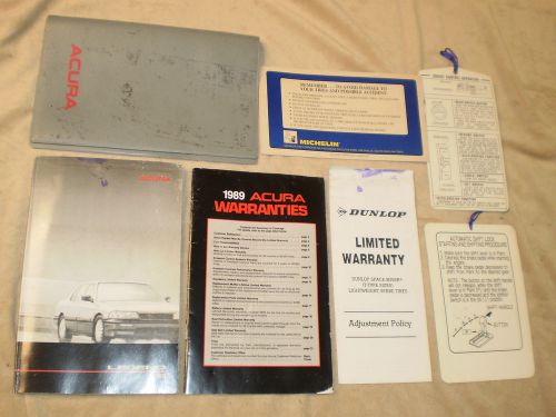 1991 acura legend car owners manual books guide case all models