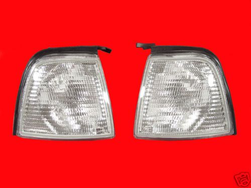 Usa audi 80 90 89 b3 b4 coupe cabrio clear corner lights free ship!