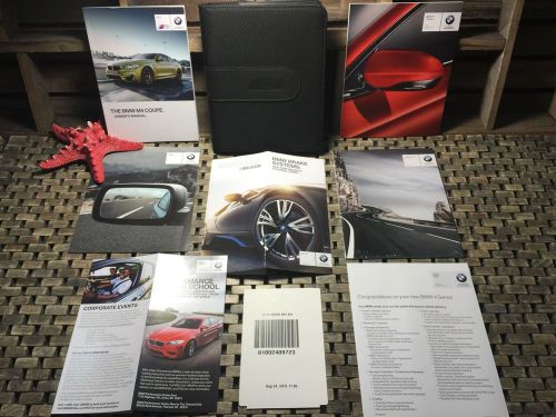 2016 bmw m4 coupe owners manual (sealed new))  ((buy new oem)) fast priority shp