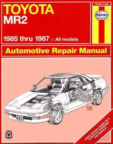 Toyota mr2 repair manual 1985-1987