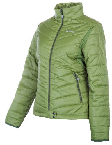 Klim womens green waverly snowmobile mid-layer/casual jacket snocross snow