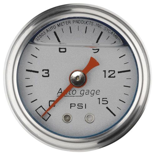 Auto meter 2178 autogage; fuel pressure gauge