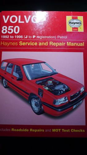 Haynes repair service manual  for volvo 850 1992-1996 1859602606