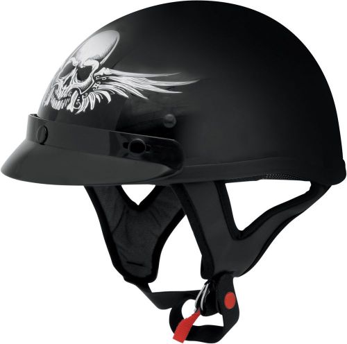 Afx 0103-0849 helmet fx70 skull blk md