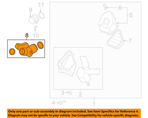 Gm oem air intake-outlet duct 25783713