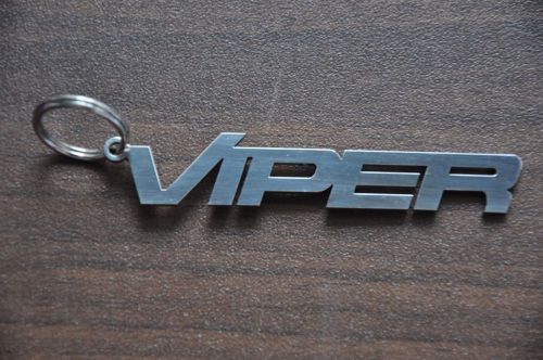 Viper dodge keychain keyring stainless steel