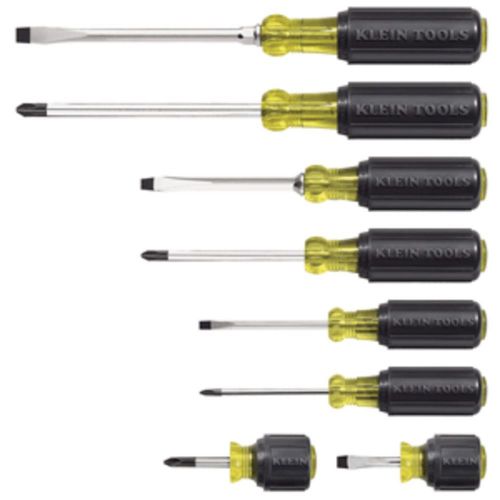 Klein tools 8-piece cushion-grip screwdriver set