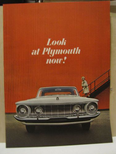 1962 plymouth fury belevedere savoy station wagon dealer sales brochure catalog