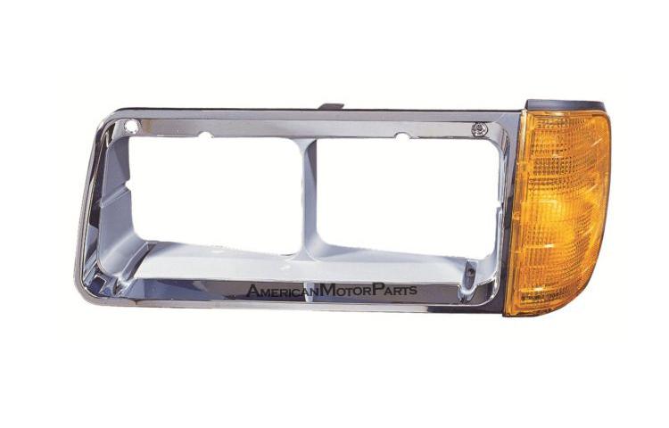 Left driver replacement headlight bezel 1989-2002 freightliner truck a0620738000