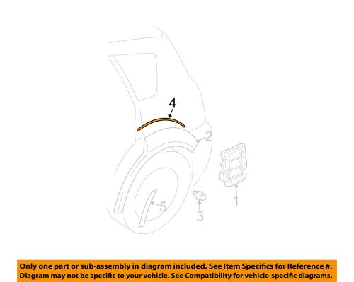 Pontiac gm oem 03-08 vibe exterior-protector right 88972659