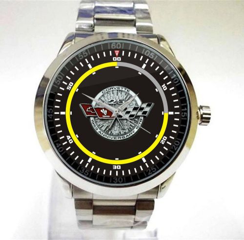 Corvette c3 1953-1978 25th anniversary 2 sport metal watch