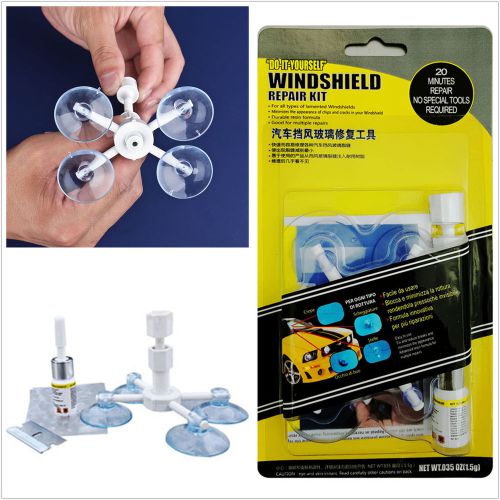 Autos windshield glass scratches repair windscreen chip crack repairing tool kit