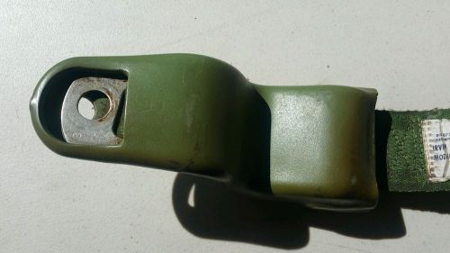 1969 camaro retractable seat belts original green