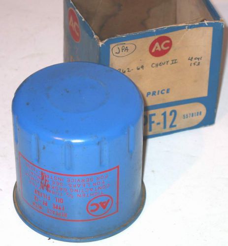 1962-1969 chevrolet chevy ii nova nos pf12 ac oil filter 5578108