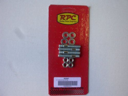 Racing power r2047 2&#034; carb stud kit - 5/16&#034; course &amp; fine threads (4)