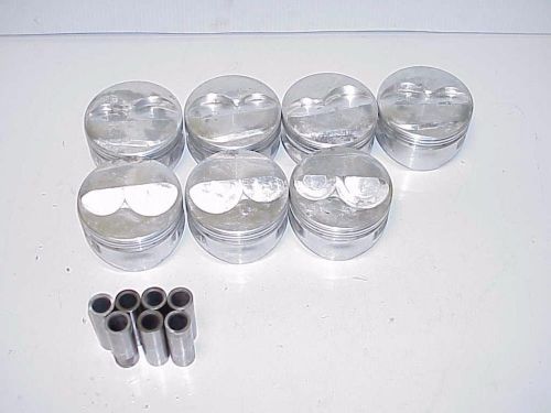 7 je forged pistons #182033 sb chevy 23° dome for 3.875&#034; stroke and 6&#034; rods la20