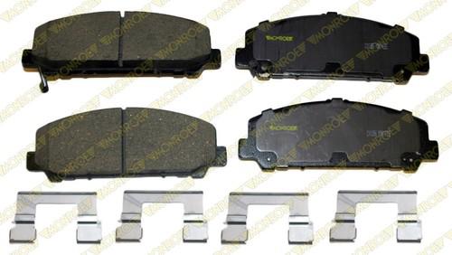 Monroe cx1286 brake pad or shoe, front-monroe ceramics brake pad