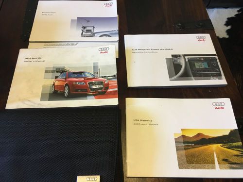 Audi s4 b7 owners manual 2005 w/ rns-e navigation manual