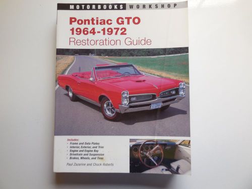 1964-1972 pontiac restoration guide motorbooks