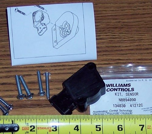 Williams controls throttle sensor kit p/n n8894090 ~ 134030 ~ 134143