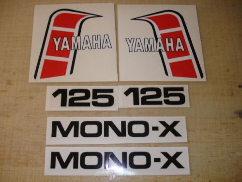 1982 yamaha yz125 euro model complete decal kit ahrma