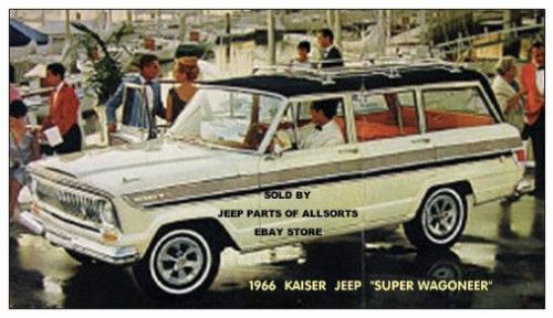 66 kaiser jeep super wagoneer photo magnet 1st highclass suv ahead of its time