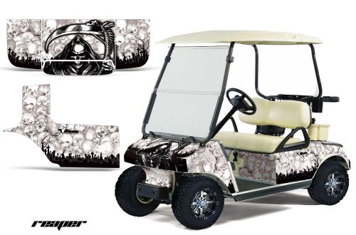 Club car golf cart parts graphic kit wrap amr racing decals accessories reaper w