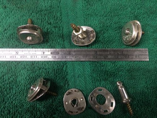 United carr lift the dot snap fastener socket, backing plate &amp; screw stud 5 sets