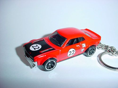 New 3d toyota celica gt custom keychain keyring key ring red racing finish