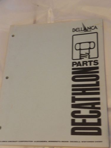 Bellanca decathlon parts manual 1972-1979