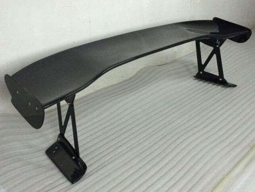 For honda civic fd2 rear spoiler wing trunk lip 138cm carbon fiber cfrp js b