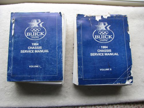 *1984 buick chassis service manual*/two massive volumes, complete