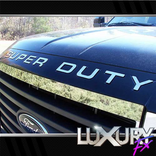 9pc. luxury fx stainless super duty front letters for 2008-16 ford f-250/350 sd