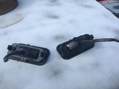 1964 impala front bumper light buckets set